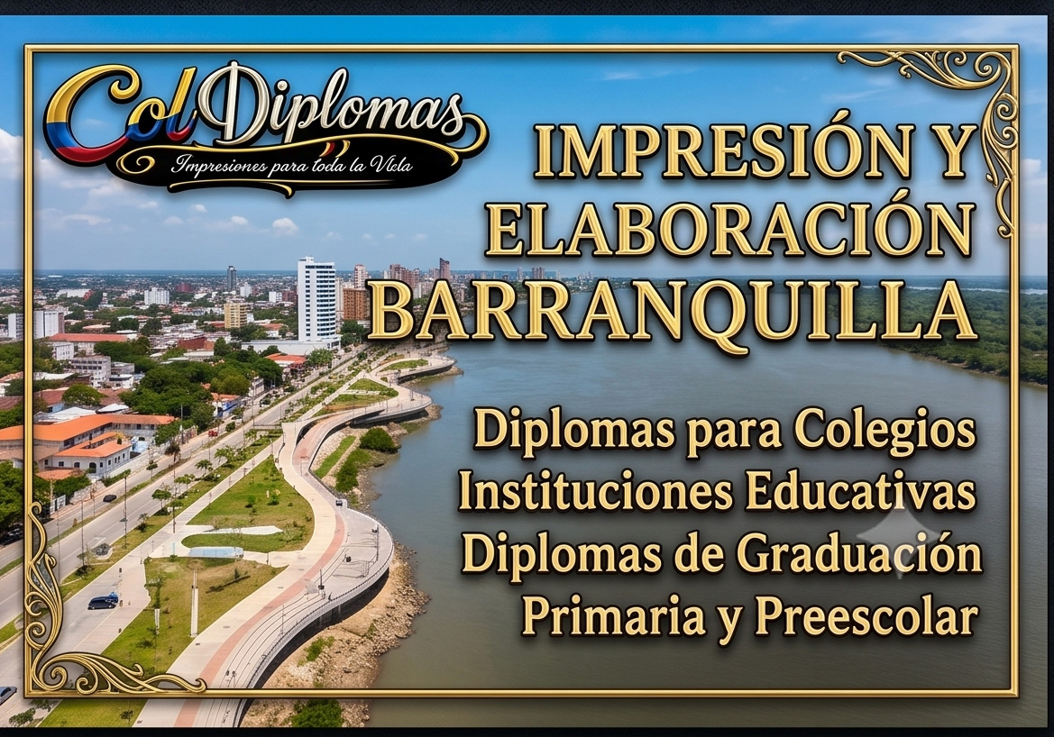 impresion diplomas barranquilla
